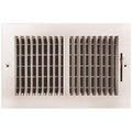 Tru Aire 10 in. x 6 in. 2-Way Steel Wall/Ceiling Register 102M 10X06